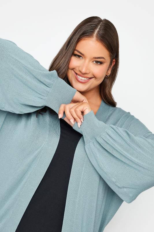 Yours Plus Size Blue Cardigan | Yours Clothing 4