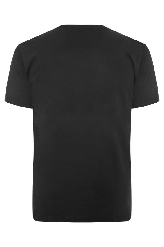304 CLOTHING Big & Tall Black Patch T-Shirt 3