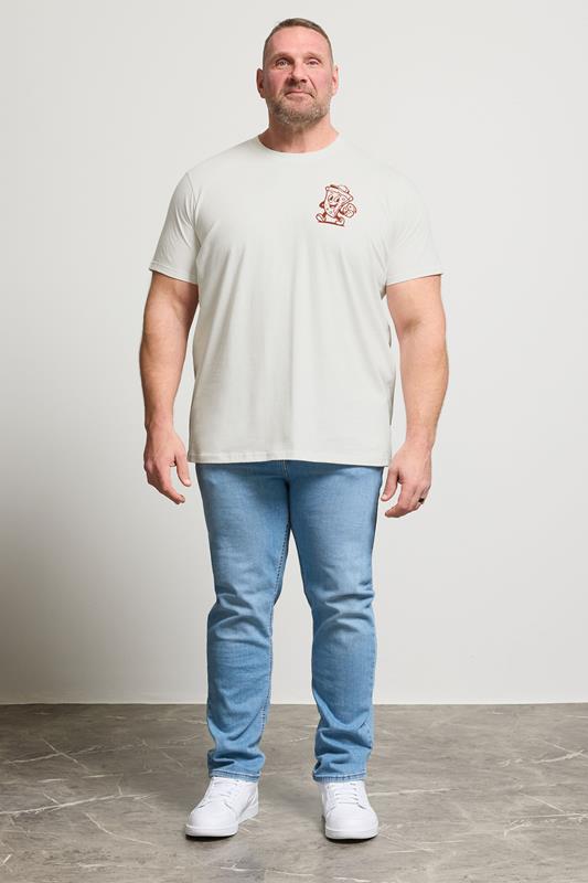 BadRhino Big & Tall Off White Hot Slice Graphic T-Shirt | BadRhino 2
