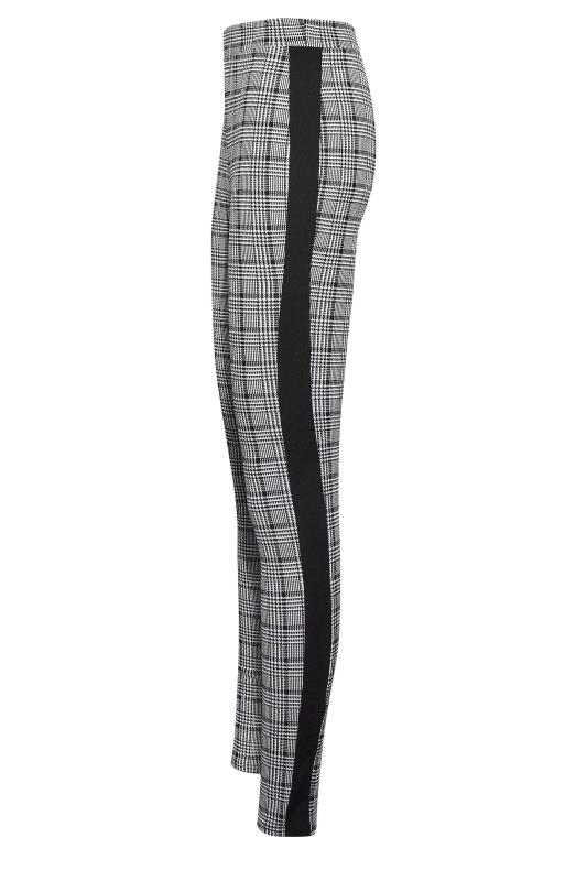 LTS Tall Women's Grey Dogtooth Check Slim Leg Trousers | Long Tall Sally 6