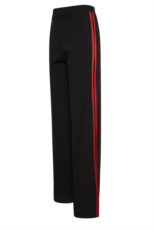 LTS Tall Women's Red & Black Side Stripe Wide Leg Trousers | Long Tall Sally 7