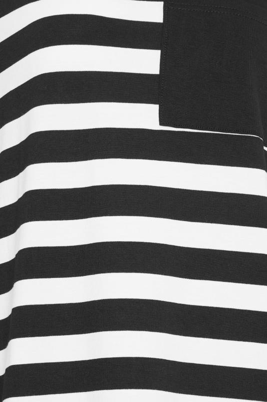 LTS Tall Black & White Stripe T-Shirt | Long Tall Sally  6
