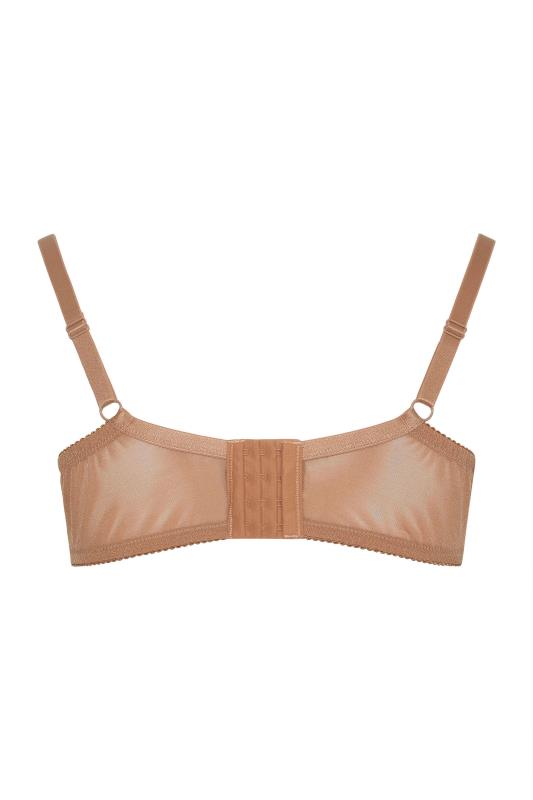 Plus Size Sienna Brown Moulded Underwired T-Shirt Bra | Yours Clothing 5