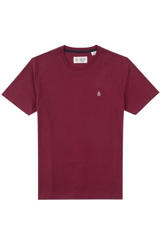  PENGUIN MUNSINGWEAR Big & Tall Burgundy Red Organic T-Shirt