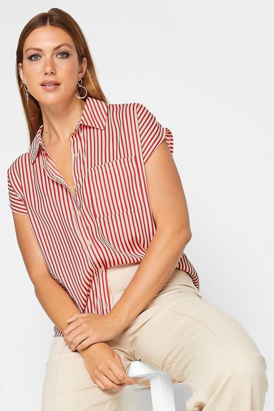 Tall  LTS Tall Red Stripe Print Shirt