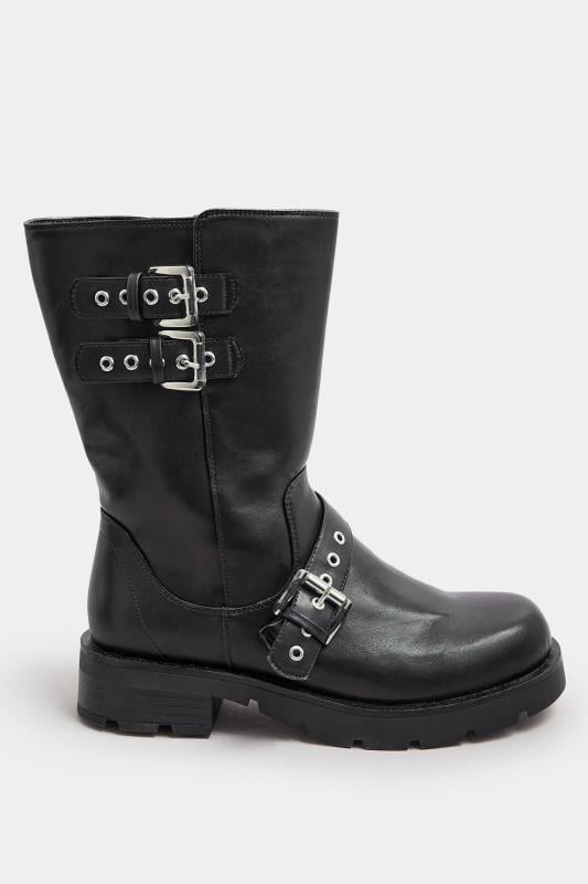 Plus size biker boots hotsell