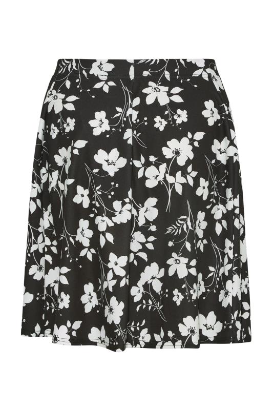 LIMITED COLLECTION Plus Size Black Floral Print Skirt | Yours Clothing 5