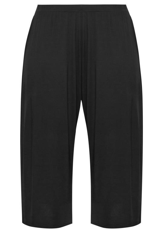 LIMITED COLLECTION Plus Size Black Extra Wide Leg Culottes | Yours Clothing