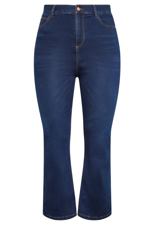 YOURS Plus Size Indigo Blue Bootcut Stretch ISLA Jeans | Yours Clothing 5