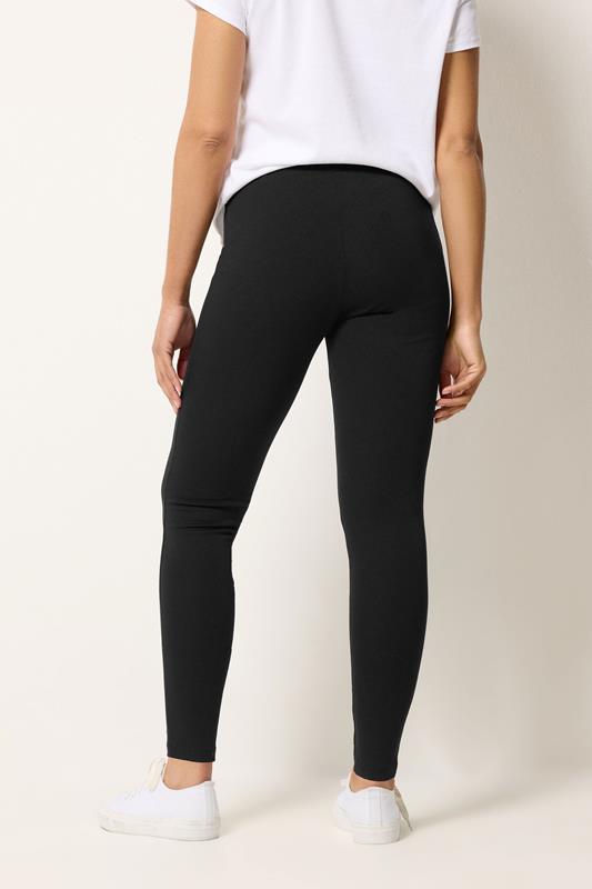 M&Co Black Ponte High Waisted Leggings | M&Co 2