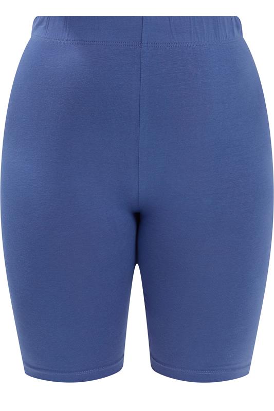 YOURS Plus Size Cobalt Blue Shorts | Yours Clothing 5