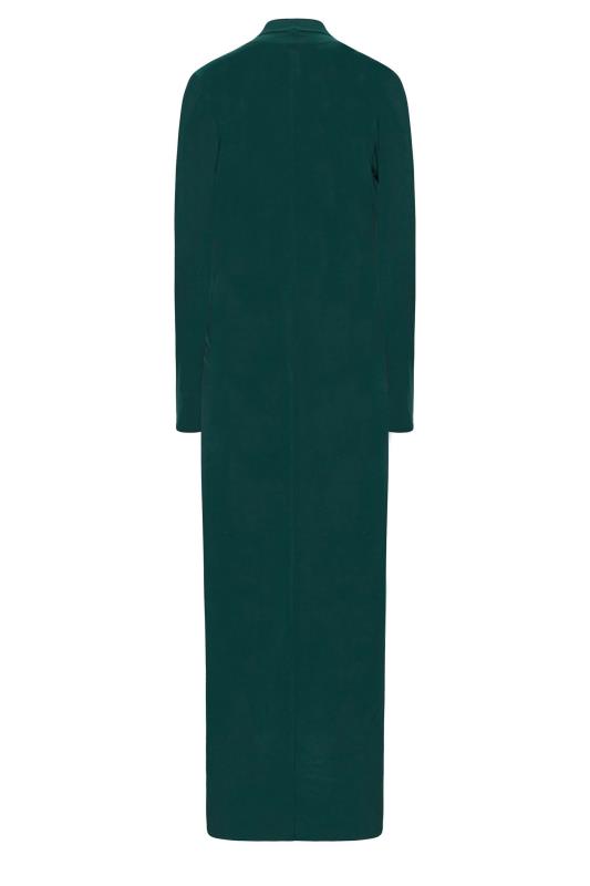 LTS Tall Women's Dark Green Long Sleeve Wrap Dress | Long Tall Sally 7