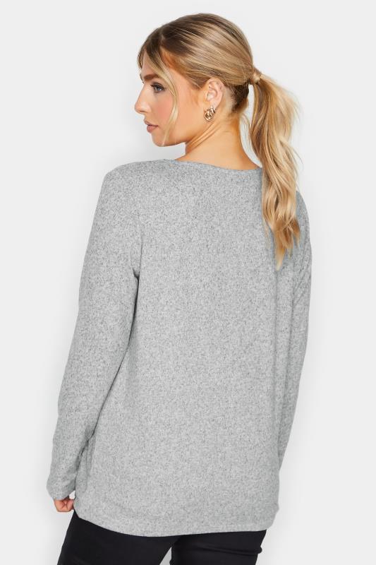M&Co Grey Sequin Star Soft Touch Jumper | M&Co 3