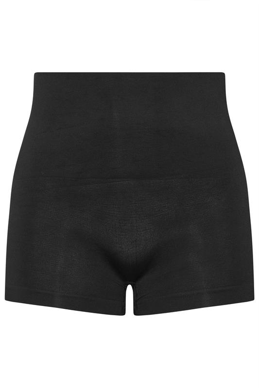 YOURSET Plus Size 2 PACK Black & Nude Seamless Control High Waisted Shorts | Yours Clothing 11