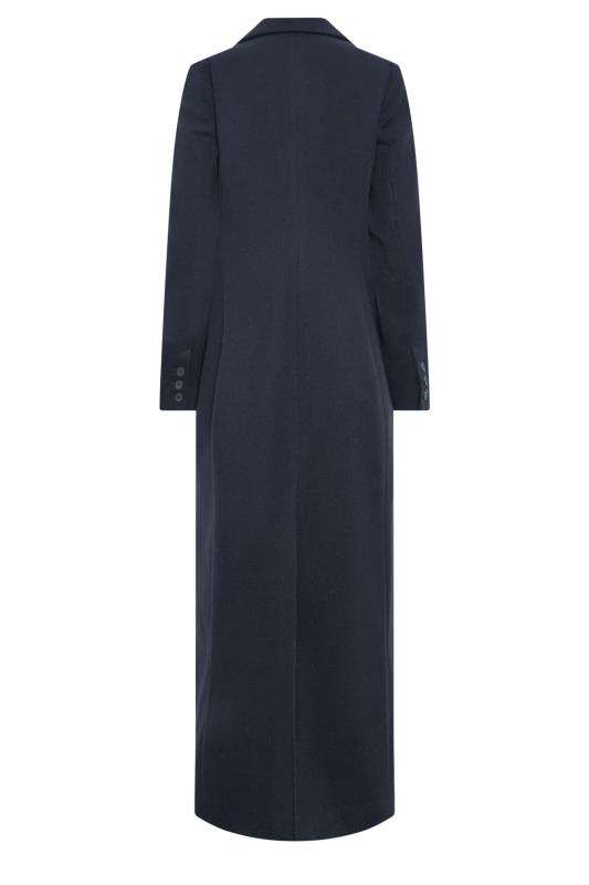 LTS Tall Women's Dark Navy Blue Maxi Formal Coat | Long Tall Sally 7