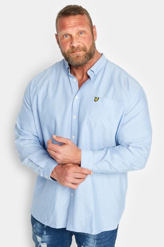 Men's  LYLE & SCOTT Big & Tall Light Blue Oxford Shirt