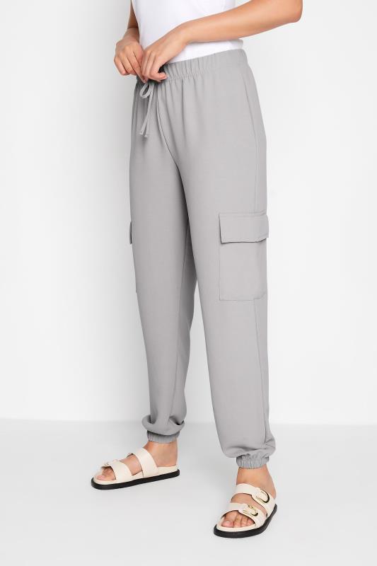 Tall  LTS Tall Grey Cuffed Utility Trousers