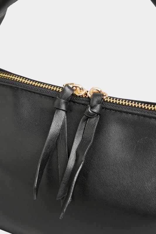 Black Slouch Handle Bag 5