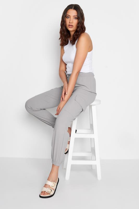 LTS Tall Women's Grey Cuffed Utility Trousers | Long Tall Sally 2