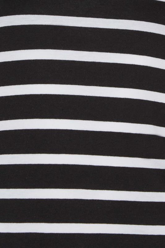 LTS Tall Women's Black & White Stripe Square Neck Vest Top | Long Tall Sally 5