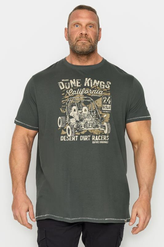 D555 Big & Tall Green 'Dune Kings' T-Shirt | BadRhino 1