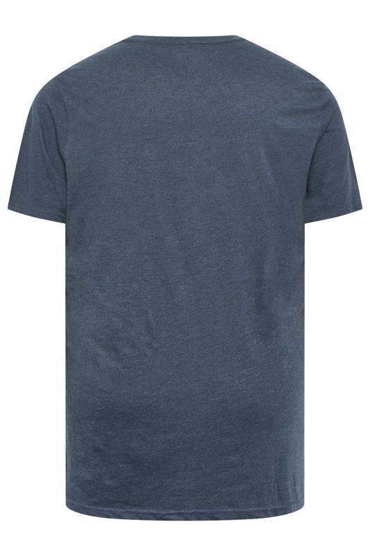 D555 Big & Tall 2 PACK Blue & Grey T-Shirts 5