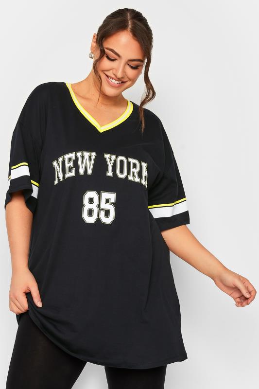 Oversized New York Jersey Baseball Shirt