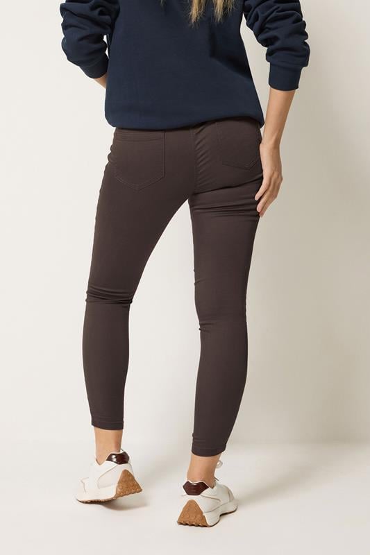 M&Co Chocolate Brown Skinny Jeggings | M&Co 2