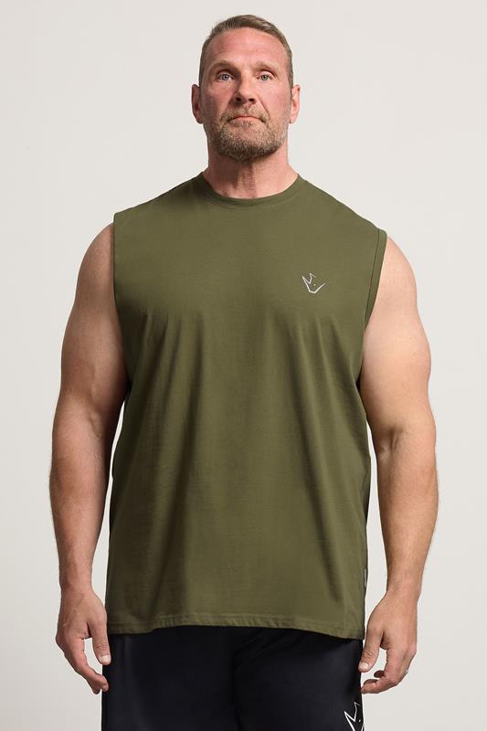 IronRhino Big & Tall Olive Green 'Rest Day' Vest | BadRhino 1