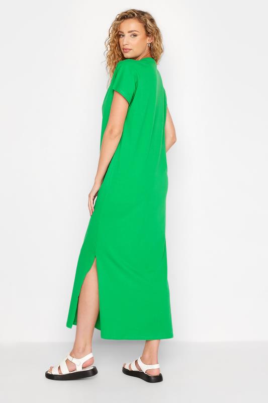 LTS Tall Women's Green Cotton T-Shirt Dress | Long Tall Sally 3