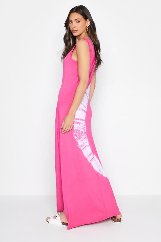 LTS Tall Pink Tie Dye Maxi Dress 4