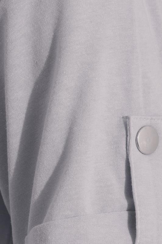 Tall Women's LTS Light Grey Short Sleeve Pocket T-Shirt | Long Tall Sally 5