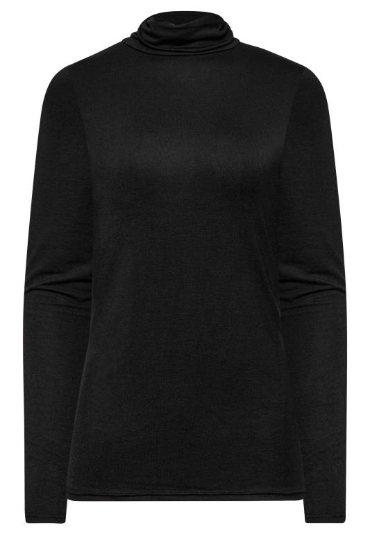 LTS Tall Women's Black Long Sleeve Turtleneck Top | Long Tall Sally 7