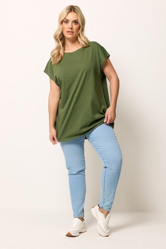 YOURSET 3 PACK Plus Size Green Palm Leaf & Zebra T-Shirts | Yours Clothing 6
