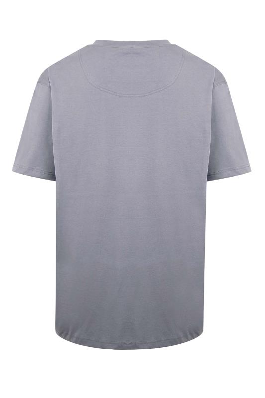 ED BAXTER Big & Tall Grey Classic Garage T-Shirt 3