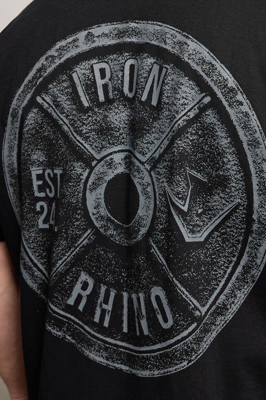 IronRhino Big & Tall Black Weight Plate T-Shirt | BadRhino 5