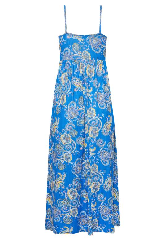 PixieGirl Blue Paisley Maxi Dress | PixieGirl 7
