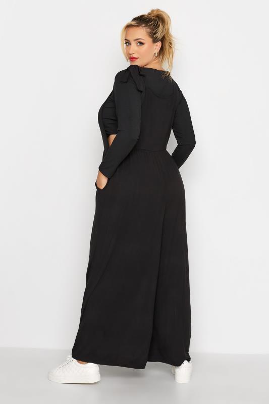 LIMITED COLLECTION Curve Black Culotte Dungerees 3