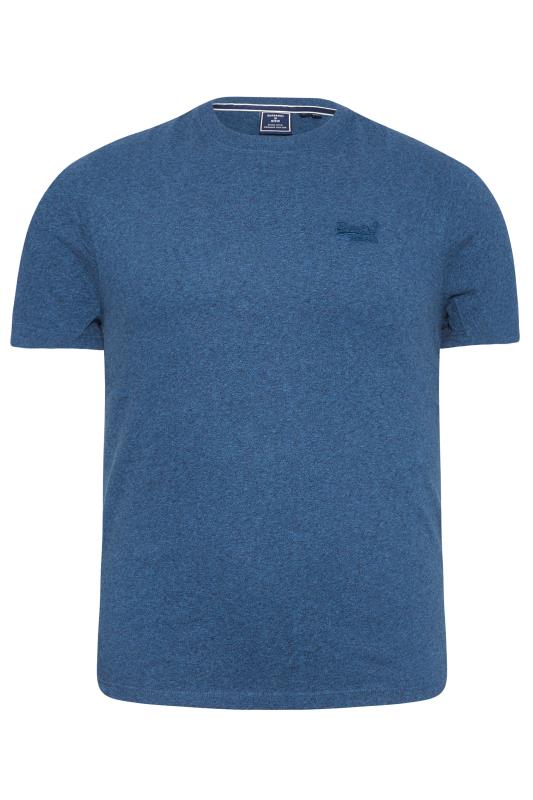 SUPERDRY Big & Tall Blue Marl Vintage T-Shirt 1