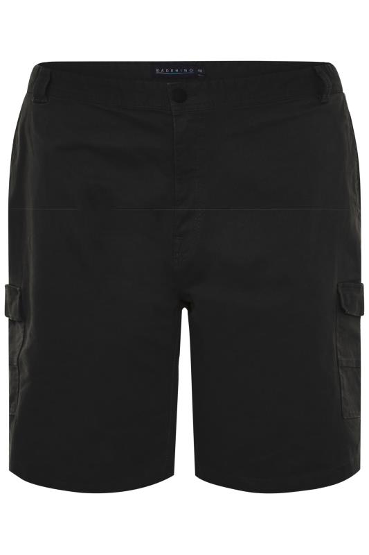 BadRhino Black Stretch Cargo Shorts | BadRhino 5