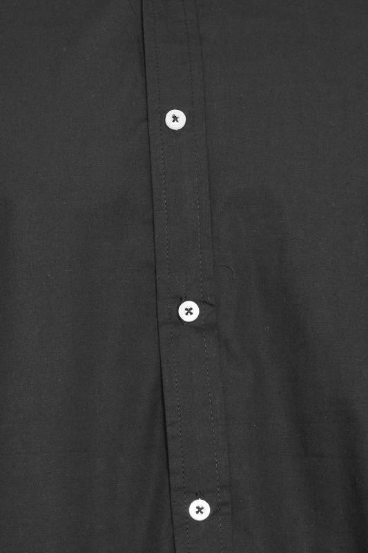 BadRhino Big & Tall 2 PACK Black Poplin Long Sleeve Shirts | BadRhino 5