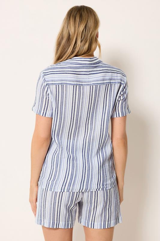 LTS Tall Women's Blue & White Stripe Shirt | Long Tall Sally 4
