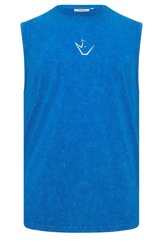 IronRhino Big & Tall Cobalt Blue Old English Vest | BadRhino 6