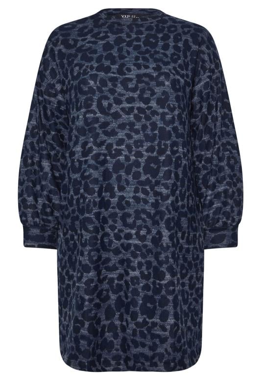 Animal print jumper dress on sale