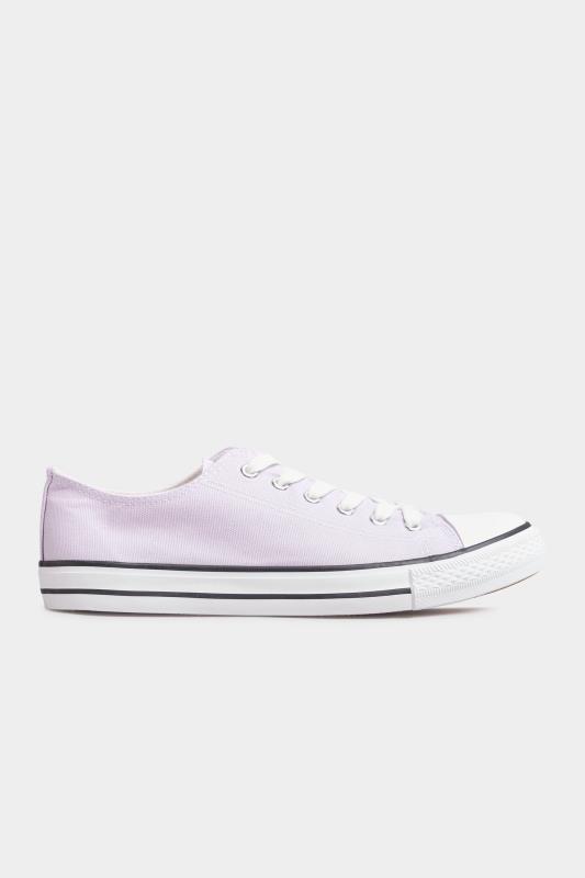 Lilac Canvas Low Trainers In Extra Wide Fit_E.jpg
