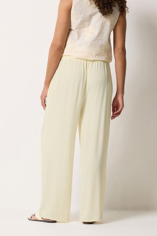 M&Co Ivory White Wide Leg Trousers | M&Co 2