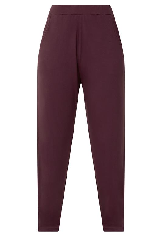 PixieGirl Petite Women's Burgundy Red Harem Trousers | PixieGirl 5