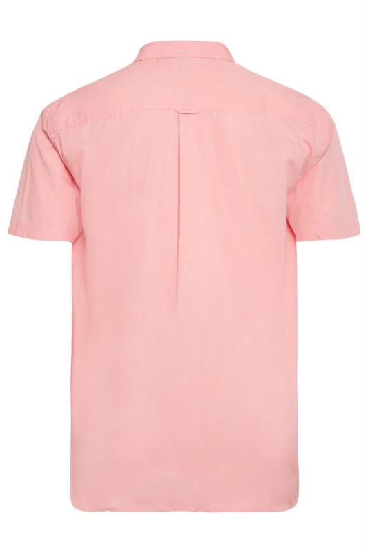 BadRhino Big & Tall Pink Poplin Shirt | BadRhino 3