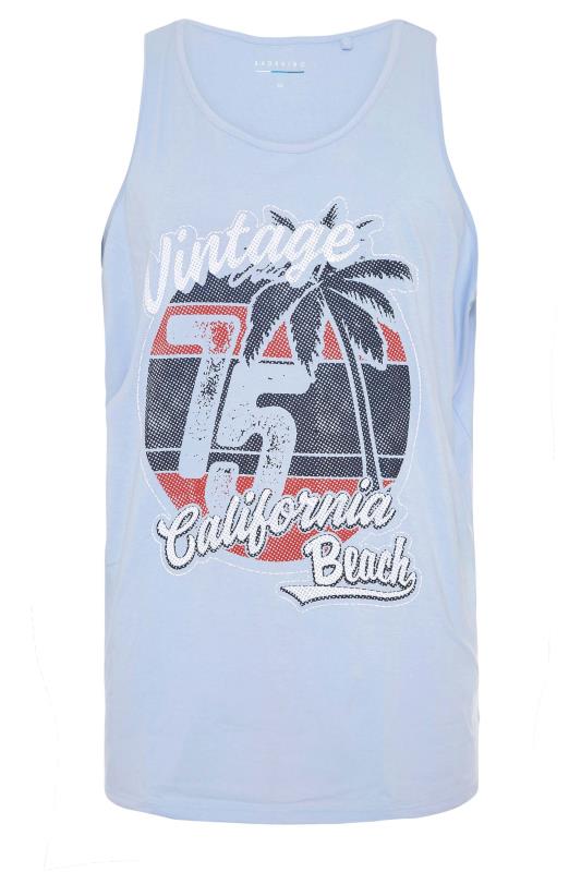 BadRhino Big & Tall Blue Vintage Cali Vest 3