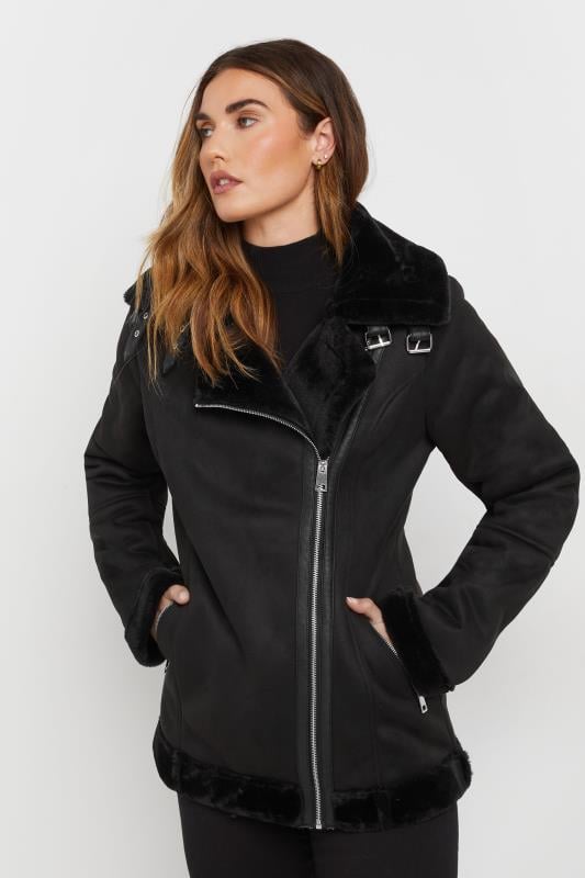 Tall  Black Aviator Jacket